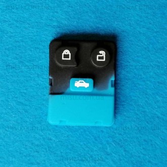 Корпус ключа + пульт центрального замка Ford Mazda3 кнопки Без логотипа. . фото 3