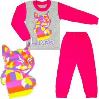 Детские трикотажные пижамы оптом и в розницу
Пижама демисезонная Лайк
 
Разме. . фото 4