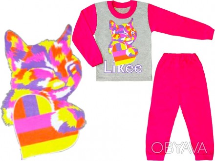 Детские трикотажные пижамы оптом и в розницу
Пижама демисезонная Лайк
 
Разме. . фото 1