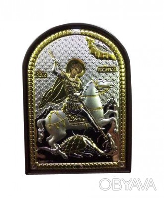 Серебряная икона великомученик Георгий Обзор