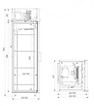 Холодильники Polair DM107-S со стеклянной дверью без канапе  предназначены для д. . фото 3