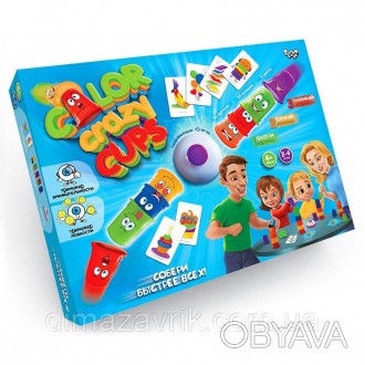 Настольная игра "Цветные колпачки Color crazy cups" Danko Toys
«Color Crazy Cups. . фото 1