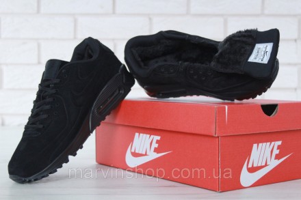 Кроссовки мужские черные зимние Nike Air Max 90VT
Легендарная модель кроссовок Н. . фото 5
