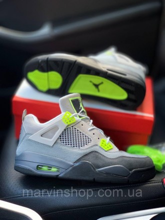 Кроссовки мужские серые Air Jordan 4 Retro SE Neon
Представляем вашему вниманию . . фото 9