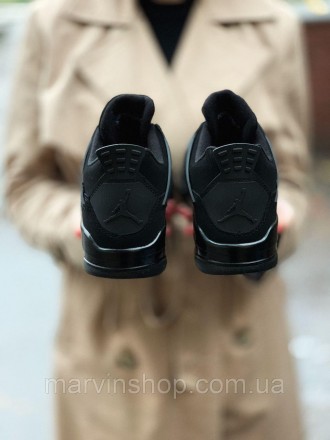 Кроссовки мужские черные Nike Air Jordan 4 
Долгожданная расцветка уже в наличии. . фото 4