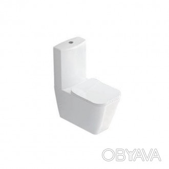 Унитаз-компакт напольный керамический: 
	- цвет белый глянец;
	- размеры 360*635. . фото 1