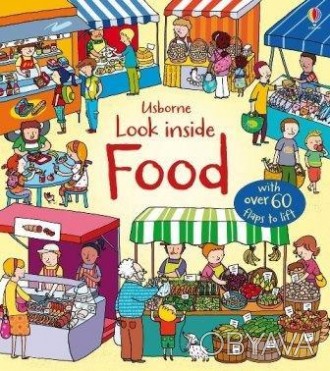 Look inside Food
 У цій яскравій книжці-розкладачці знаходяться відповіді на пит. . фото 1