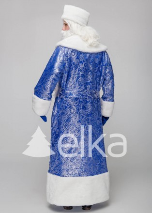 elka™

Материал костюма ― парча с красивым серебряным узором. Застегивается на. . фото 4