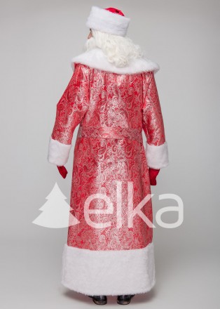 elka™

Материал костюма ― парча с красивым серебряным узором. Застегивается на. . фото 6
