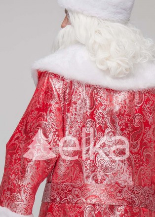 elka™

Материал костюма ― парча с красивым серебряным узором. Застегивается на. . фото 7