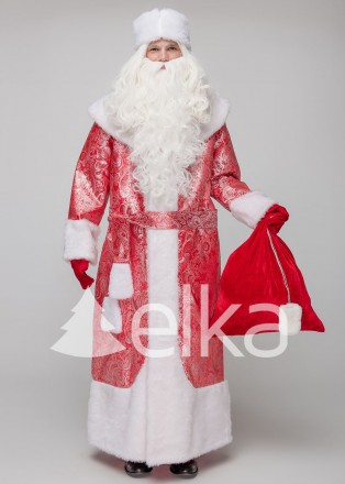 elka™

Материал костюма ― парча с красивым серебряным узором. Застегивается на. . фото 5