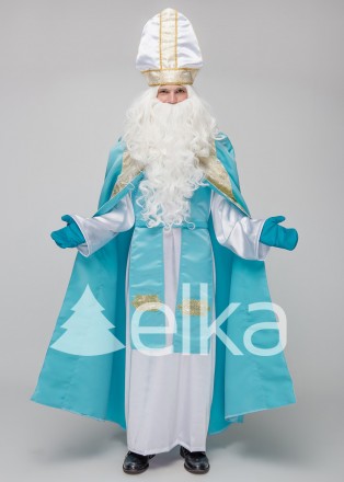 elka™

Материал костюма ―  атлас с красивым оформлением из церковной индийской. . фото 7
