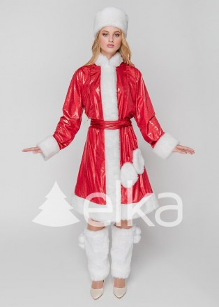 elka™

Материал костюма ― трикотаж с красивым серебряным узором. Застегивается. . фото 7