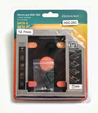 Перехідник підключення ссд HDD 2.5" 'у відсік приводу ноутбука SATA/SATA3 Slim 1. Київ. фото 1 Перехідник підключення ссд HDD 2.5" 'у відсік приводу ноутбука SATA/SATA3 Slim 1. Київ. фото 1