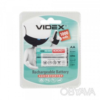 Акумулятор VIDEX пальчик АА R6 1300 mah найдешевший
 
Ємність 1000 mah
Ціна за б. . фото 1