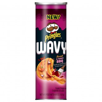 Чипсы Pringles Wavy Sweet & Spicy BBQ 137 g. Київ. фото 1 Чипсы Pringles Wavy Sweet & Spicy BBQ 137 g. Київ. фото 1
