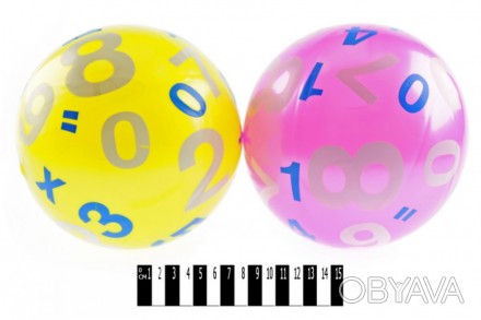 
М"яч резиновий кольоровий (розмір "9, вага 70гр) W4716PB Детальніше тут: http:/. . фото 1