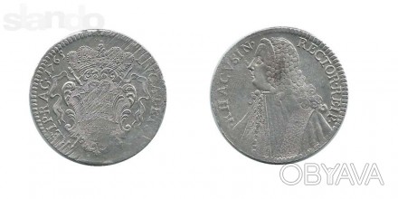 монета талер, республика Рагуза, в настоящее время Дубровик, 1768 года выпуска. . . фото 1