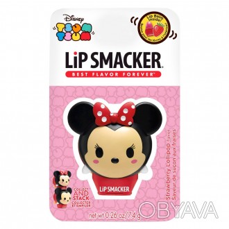 Бальзам для губ Lip Smackers Disney Tsum Tsum Minnie Strawberry Lollipop
. . фото 1