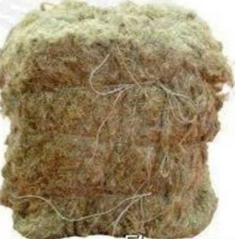 Строительная пакля очесы льна изготавливается из льняного волокна и используется. . фото 3