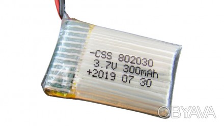 Высокотоковый аккумулятор LiPo 3.7V 20C 802030 802036 300mah molex 8.1g.. . фото 1