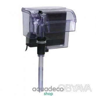 Навесной фильтр для аквариума Aqua Nova NF-600 комплектуется фильтрующими губкам. . фото 1