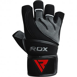 Перчатки для фитнеса RDX PRO LIFT BLACKПерчатки RDX PRO LIFT GEL (без пальцев) п. . фото 3