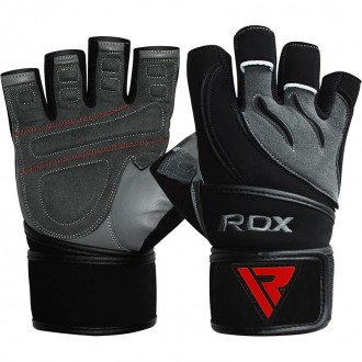 Перчатки для фитнеса RDX PRO LIFT BLACKПерчатки RDX PRO LIFT GEL (без пальцев) п. . фото 6