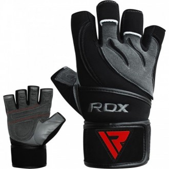 Перчатки для фитнеса RDX PRO LIFT BLACKПерчатки RDX PRO LIFT GEL (без пальцев) п. . фото 2