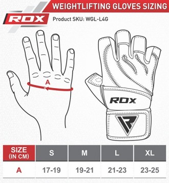 Перчатки для фитнеса RDX PRO LIFT BLACKПерчатки RDX PRO LIFT GEL (без пальцев) п. . фото 8