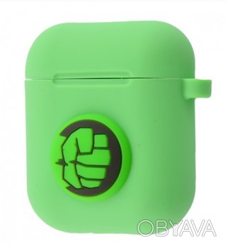 Чехол Grand Marvel M-Comics Silicone Case для AirPods Hulk
. . фото 1