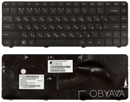 Клавиатура для ноутбука HP Compaq Presario CQ42 Black, RU. . фото 1