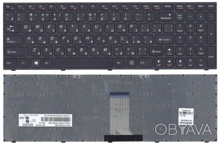 Клавиатура для ноутбука Lenovo IdeaPad (B5400, M5400) Black, (Black Frame), RU. . фото 1