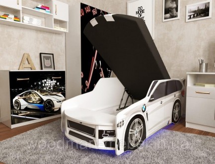Кровать - Машина "Премиум" с подъемным механизмом и подсветкой
 
Доставка на отд. . фото 2