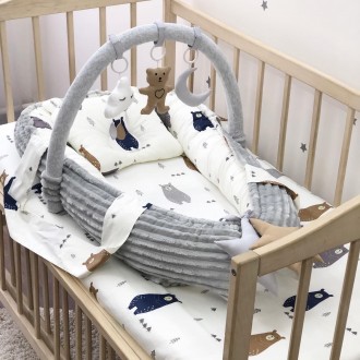 Кокон-гнездышко для новорожденных - это незаменимая вещь для ребенка и родителей. . фото 3
