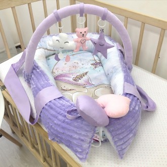 Кокон-гнездышко для новорожденных - это незаменимая вещь для ребенка и родителей. . фото 4