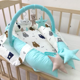 Кокон-гнездышко для новорожденных - это незаменимая вещь для ребенка и родителей. . фото 7