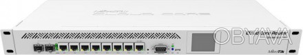 MikroTik CCR1009-7G-1C-1S+ — это гигабитный роутер на 7 Ethernet портов, 1 Ether. . фото 1