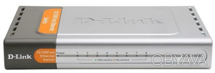 D-Link DES-1008D является неуправляемым коммутатором 10/100 Мбит/с предназначенн. . фото 1