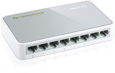 Коммутатор TP-Link TL-SF1008D (8х10/100 Мбит, настольный). Івано-Франківськ. фото 1 Коммутатор TP-Link TL-SF1008D (8х10/100 Мбит, настольный). Івано-Франківськ. фото 1