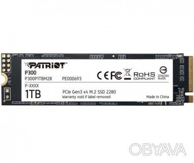 P300 - следующее поколение Patriot среднего уровня PCIe 3x4 NVMe SSD предлагает . . фото 1