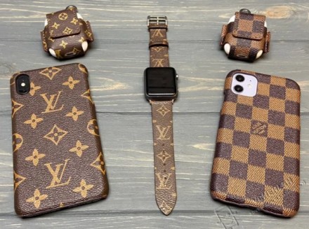стильные Женские Ремешки на часы Apple Watch луи веттон Louis Vuitton  стильные . . фото 8