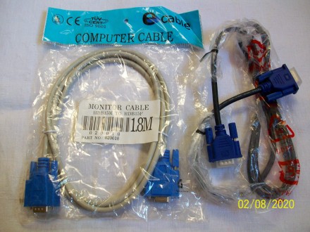 Продам  кабель  аудіо - відео  SCARТ-SCART  для  ТВ ,  довжиною 3,0 ; 1,2  та  1. . фото 3