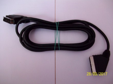 Продам  кабель  аудіо - відео  SCARТ-SCART  для  ТВ ,  довжиною 3,0 ; 1,2  та  1. . фото 7