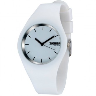 Дитячі годинники Skmei Rubber White 9068C. Київ. фото 1 Дитячі годинники Skmei Rubber White 9068C. Київ. фото 1
