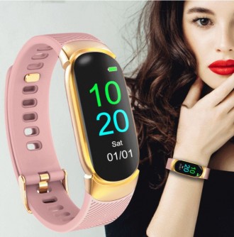 
	SmartVictory Band Pro Beige - смарт-годинник, створений спеціальнодля дівчат, . . фото 8