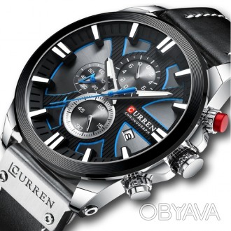 
Curren -бренд якісних кварцових годинників з2001 року. Годинник має стильний ди. . фото 1