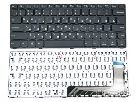 Новая клавиатура для ноутбука Lenovo 110-14SK, 310-14ISK
черного цвета, с рус бу. . фото 1