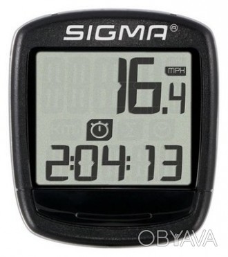 
Велокомпьютер Sigma Base 500 простий і зручний у використанні. Він відображає п. . фото 1