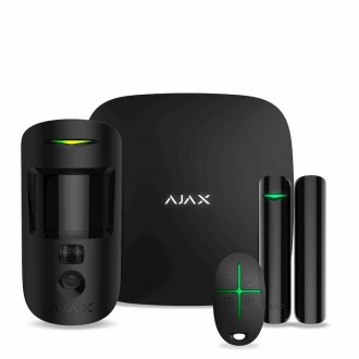 Комплект охранной сигнализации Ajax StarterKit Cam Plus. Днепр. фото 1 Комплект охранной сигнализации Ajax StarterKit Cam Plus. Днепр. фото 1